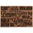 Premier Housewares Multicoloured Coir Doormat Brown