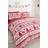 Portfolio Home Noel Reversible Duvet Cover Red (200x135cm)