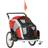 Pawhut Two-in-one Dog Bicycle Trailer With Safety Leash Reflectors