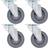 vidaXL 8 pcs Swivel Casters 75 mm