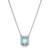 Swarovski Ladies Millenia Rhodium Plated Octagon Necklace 5640289