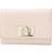 Furla Mini pink leather wallet with flap, Pink.