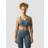 ICANIWILL Define Seamless Logo Scrunch Bra - Jungle Green