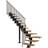 Dolle Dubai Kvartsvingstrappe Classic III 272-336 cm