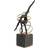 Dkd Home Decor Dekorativ Figur Sort Gylden Metal 17 x 14 x 42,5 cm Dekorationsfigur
