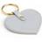 Royce Heart Keychain Charm - Silver