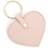 Royce Heart Keychain Charm - Light Pink