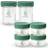 Sage Spoonfuls Leak Proof Glass Baby Food Containers 6-pack