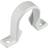 FloPlast Floplast White Push-Fit Waste Pipe Clip (Dia)40mm, Pack Of 3