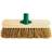 Wooden Broom Head Soft Coco 12in