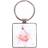 Wrendale Designs The Zoology Flamingo Keyring - Pretty In Pink Key ring