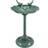 Christow Green Garden Bird Bath Clam Shell Birdbath