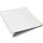 + Hazel Patent Signature 3-Ring Binder In White/gold