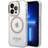 Guess iPhone 14 Pro Max Cover Transparent MagSafe Guld Transparent