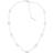 Calvin Klein Molten Pebble Necklace - Silver/White