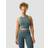 ICANIWILL Define Seamless Logo Cropped Tank Top-Jungle Green-XXL
