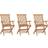 vidaXL 315444 3-pack Garden Dining Chair