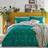 Furn furn. Theia Mystical Eyes Duvet Cover White, Green, Black