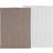 Södahl Viskestykke Line Taupe/white Viskestykke Beige, Hvid (70x65cm)