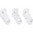 NIKE Jordan Everyday Ankle Socks 3-pack - White/Black