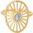 Pernille Corydon Dream Catcher Ring - Gold/Chalcedony