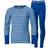 Helly Hansen Jr Graphic Lifa Merino Set - Blue Mist