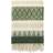 Klippan Yllefabrik Freja Blankets Green, White (200x130cm)