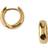 Orelia Mini Domed Huggie Hoops Earrings, Örhängen