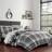 Eddie Bauer Coal Creek Bedspread White, Black (218.4x160cm)