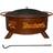 Wichita State 18 Round Steel Wood Burning Rust Fire Pit with