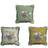 Dkd Home Decor Shabby Chic Komplett dekorationskudde Grön, Gul, Vit (45x45cm)