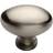 The Home Fusion Company Oval Knob 30mm Nickle