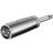 Pro XLR Adapter 3pin XLR M - Jack Mono