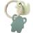 Nattou Activity Silicone Rattle, Sensory Toys, Grey