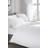 Cotton Percale 200 Thread Count Duvet Cover Silver, White (200x200cm)