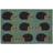 Premier Housewares Hedgehogs Doormat Green
