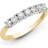 Jewelco London 18ct Colour 1ct Diamond Stone Eternity Ring 4mm