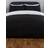 Brentfords Waffle Fleece Duvet Cover White, Black