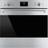 Smeg SF6300TVX Rustfri stål, Sølv, Sort