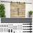 vidaXL Sliding Door Hardware Kit 2x183cm