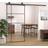 vidaXL Sliding Door ESG Glass Sliding Door Clear Glass (x)