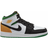 Nike Air Jordan 1 Mid SE W - White/Laser Orange/Black/Lucky Green