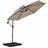 Royalcraft Ivory 3m Standard Cantilever Over Powder Parasol