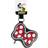 Disney Minnie tie purse keychain