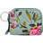 Vera Bradley Women s Recycled Cotton RFID Petite Zip-Around Wallet Rosy Outlook