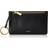 Fossil Women's Logan Leather Zip Card Case Wallet - Black