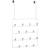 Umbra Estique Over The Door White Coat Hook 36.2cm