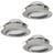 Eglo Pineda Recessed Ceiling Flush Light ∅ 8.4cm 3pcs