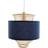 Dkd Home Decor Black Polyester Pendant Lamp 40cm