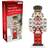 The Christmas Workshop White & Red Wooden Nutcracker Advent Calendar